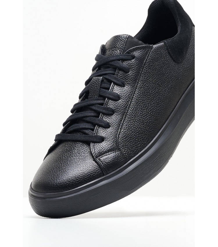 Men Casual Shoes Deiven.Urban Black Leather Geox