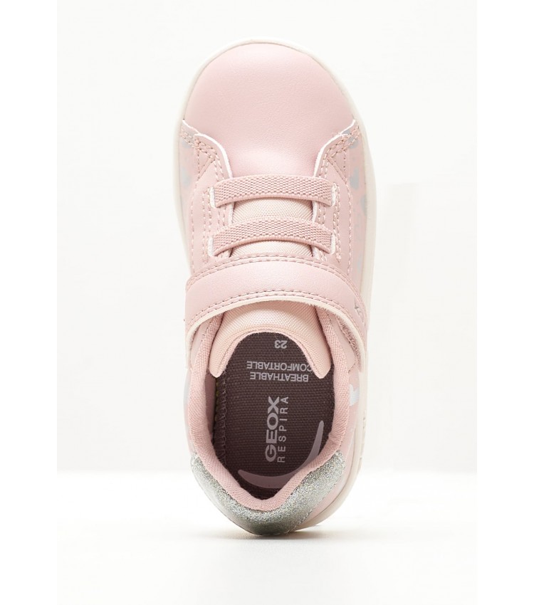 Παιδικά Παπούτσια Casual Eclyper.Glt Ροζ ECOleather Geox