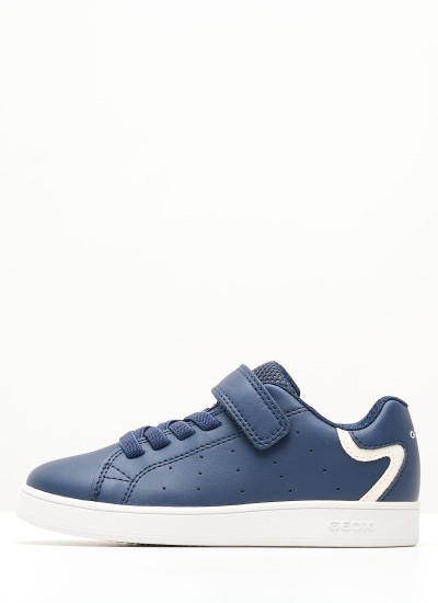 Kids Casual Shoes Lowcut.Laceup Blue ECOleather Tommy Hilfiger