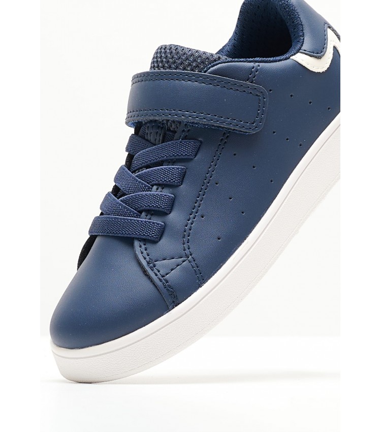 Kids Casual Shoes Eclyper.Jr Blue ECOleather Geox