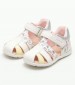 Kids Flip Flops & Sandals Elthan.Baby White ECOleather Geox