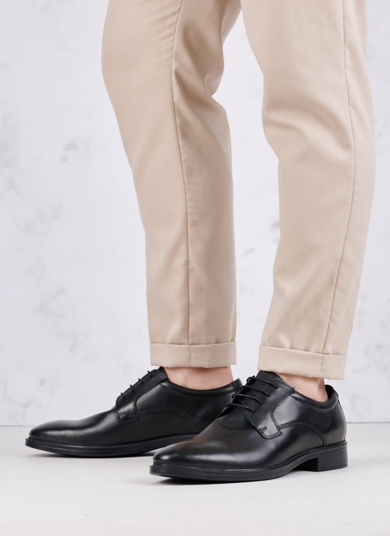 Men Shoes from the Geox brand Gladwin Black Leather mortoglou.gr eshop