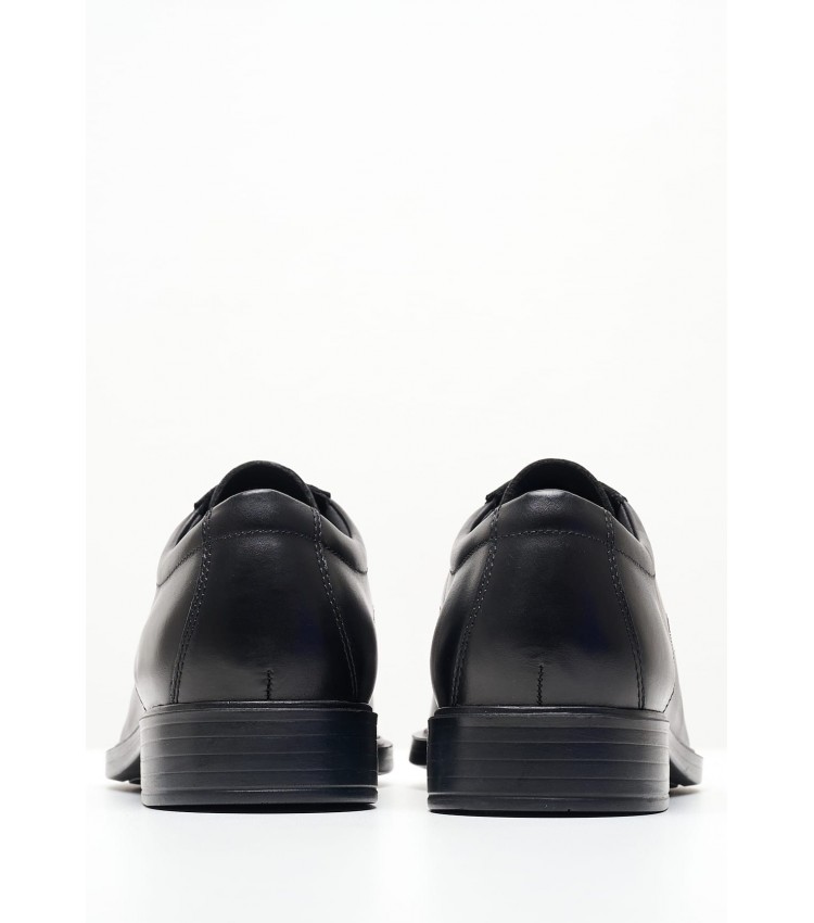 Men Shoes Gladwin Black Leather Geox