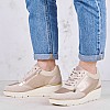Γυναικεία Παπούτσια Casual Ilde.Pearl Χρυσό Δέρμα Geox Casual - Sneakers Geox Ilde.Pearl-Gold