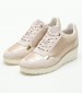 Women Casual Shoes Ilde.Pearl Gold Leather Geox