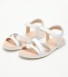 Kids Flip Flops & Sandals Js.Karly White ECOleather Geox