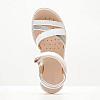 Παιδικές Σαγιονάρες & Πέδιλα Js.Karly Άσπρο ECOleather Geox