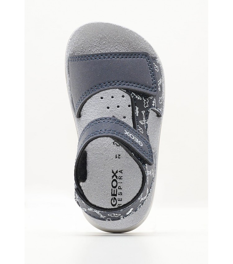 Kids Flip Flops & Sandals Lightfloppy Blue ECOleather Geox