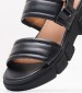 Women Sandals Lisbona.Np Black Leather Geox