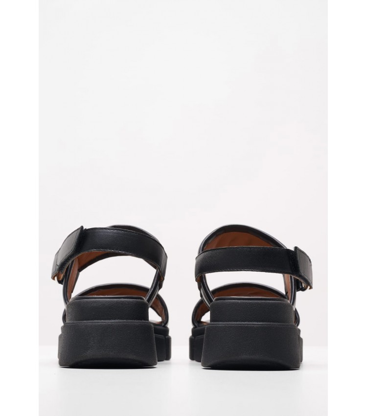 Women Sandals Lisbona.Np Black Leather Geox