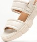 Women Sandals Lisbona.Np Beige Leather Geox