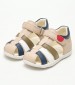 Kids Flip Flops & Sandals Macchia.Baby Beige Leather Geox