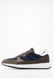 Men Casual Shoes Molveno Olive ECOleather Geox