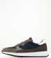 Men Casual Shoes Molveno Olive ECOleather Geox