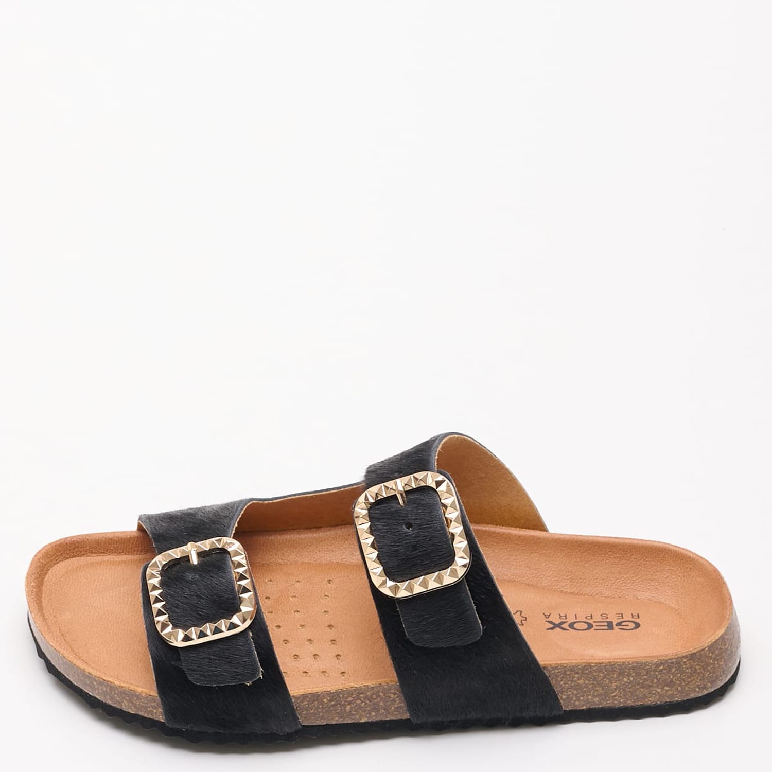 Γυναικεία Flats N.Brionia Μαύρο Δέρμα Geox