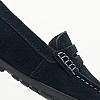Kids Moccasins New.Fast Blue Buckskin Geox Kids Moccasins New.Fast Blue Buckskin Geox