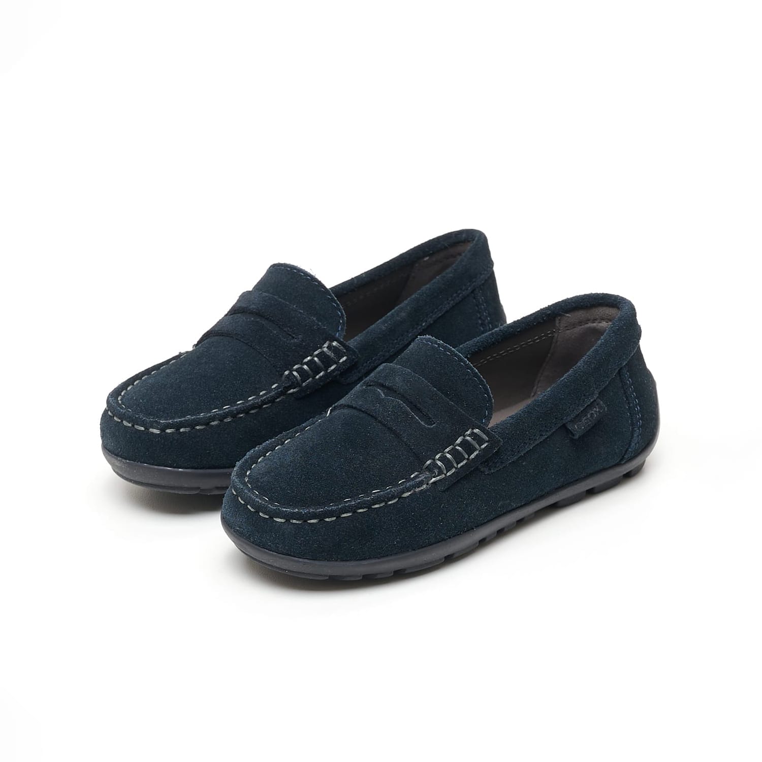 Kids Moccasins New.Fast Blue Buckskin Geox Kids Moccasins New.Fast Blue Buckskin Geox