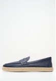 Men Espadrilles Ostuni.A Blue Leather Geox