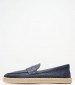 Men Espadrilles Ostuni.A Blue Leather Geox