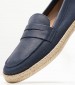 Men Espadrilles Ostuni.A Blue Leather Geox