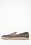 Men Espadrilles Ostuni.A Brown Leather Geox