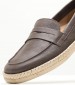 Men Espadrilles Ostuni.A Brown Leather Geox