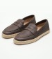 Men Espadrilles Ostuni.A Brown Leather Geox