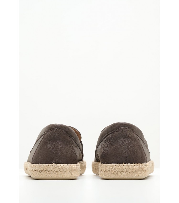 Men Espadrilles Ostuni.A Brown Leather Geox