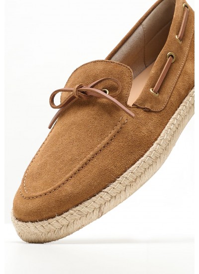 Ανδρικά Μοκασίνια Z6890.Suede Μπλε Δέρμα Καστόρι Boss shoes