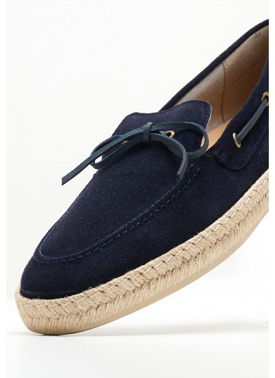 Men Espadrilles Ostuni Blue Buckskin Geox