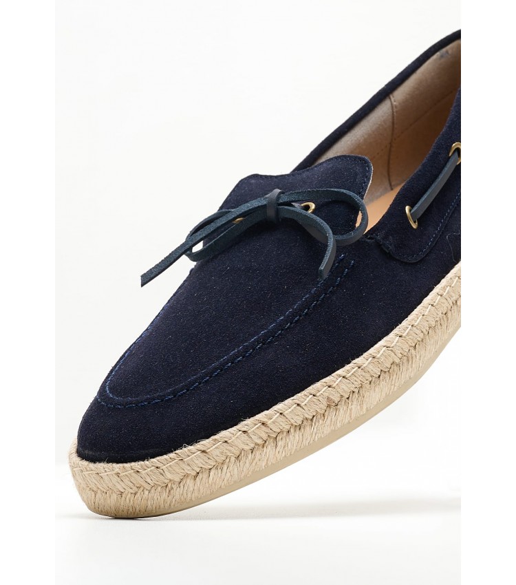 Men Espadrilles Ostuni Blue Buckskin Geox