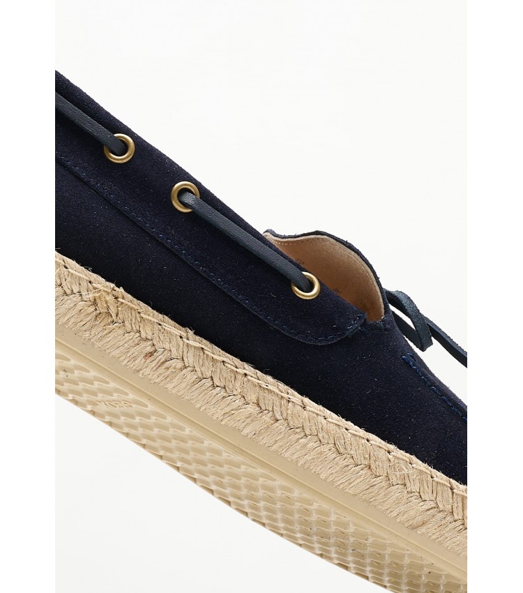 Men Espadrilles Ostuni Blue Buckskin Geox