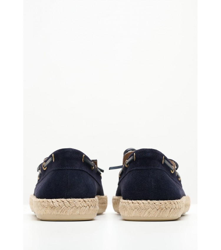 Men Espadrilles Ostuni Blue Buckskin Geox