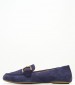 Women Moccasins Palmaria.J Blue Buckskin Geox