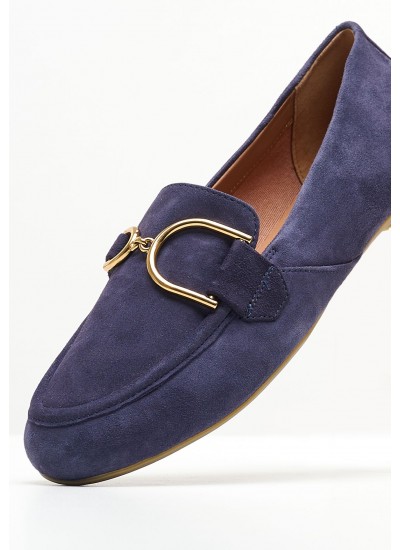 Γυναικεία Flats 27112 Μπεζ Δέρμα Tamaris