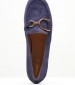 Women Moccasins Palmaria.J Blue Buckskin Geox