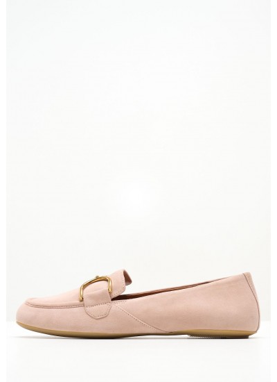 Women Moccasins Palmaria.J Nude Buckskin Geox