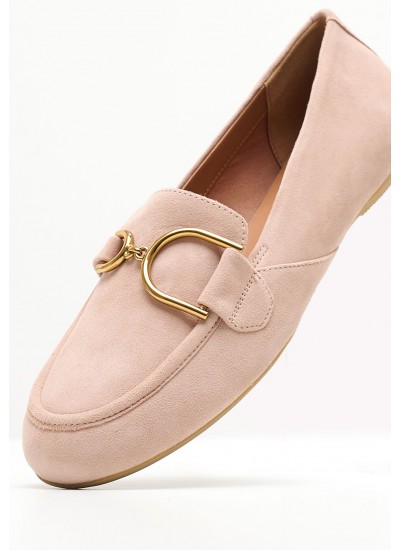 Women Moccasins Palmaria.J Nude Buckskin Geox