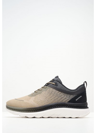 Men Casual Shoes Spherica.Actif.X Beige Fabric Geox