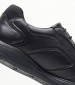 Men Casual Shoes Spherica.Agnello Black Leather Geox