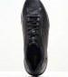 Men Casual Shoes Spherica.Agnello Black Leather Geox