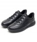 Men Casual Shoes Spherica.Agn Black Leather Geox