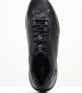 Ανδρικά Παπούτσια Casual Spherica.Agnello Μαύρο Δέρμα Geox