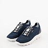 Women Casual Shoes Spherica.A Blue Fabric Geox Women Casual Shoes Spherica.A Blue Fabric Geox