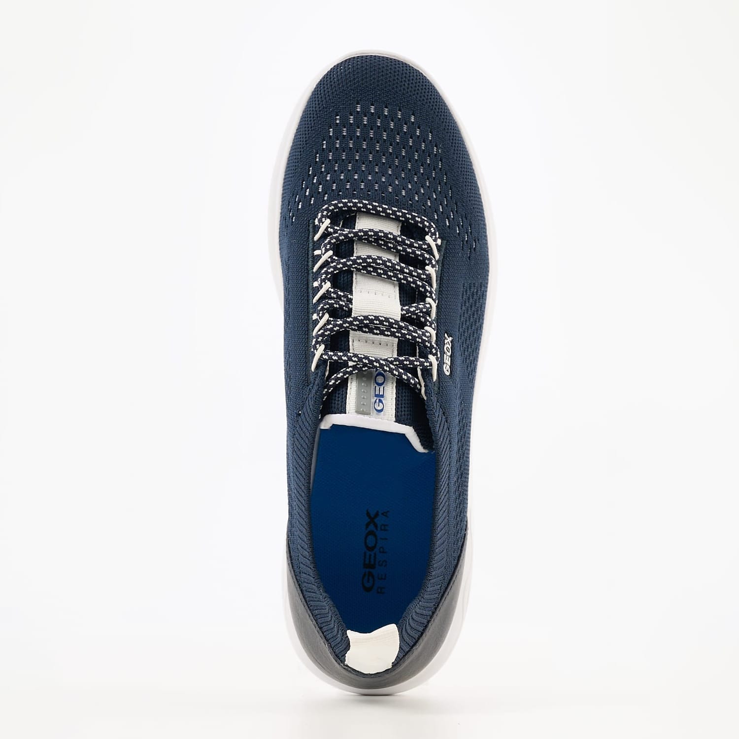 Women Casual Shoes Spherica.A Blue Fabric Geox Women Casual Shoes Spherica.A Blue Fabric Geox