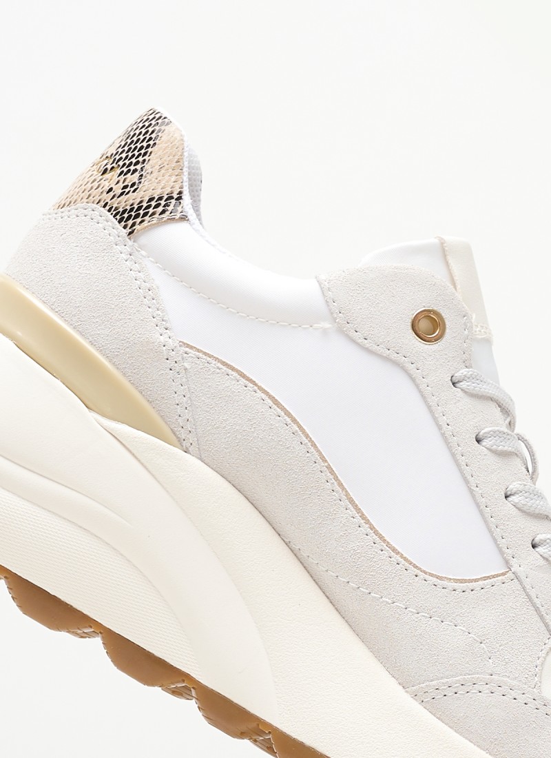 Geox witte online sneakers
