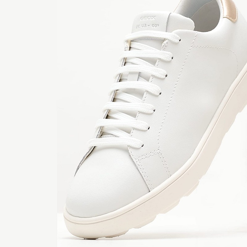 Γυναικεία Παπούτσια Casual Spherica.Ecub1 Άσπρο ECOleather Geox