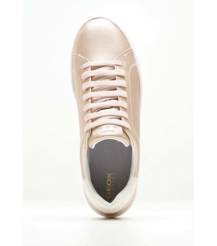 Women Casual Shoes Spherica.Ecub Gold ECOleather Geox