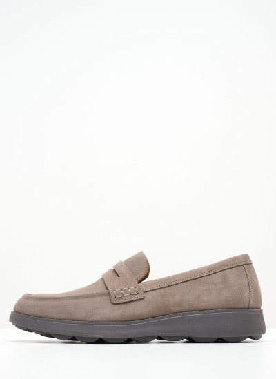 Men Moccasins Spherica.Mocca Taupe Buckskin Geox