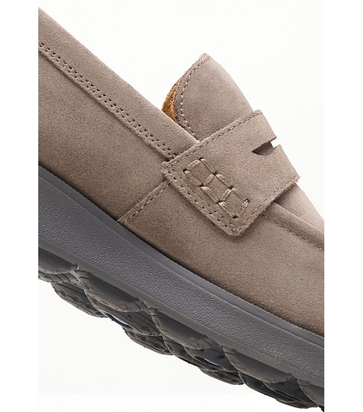 Men Moccasins Spherica.Mocca Taupe Buckskin Geox